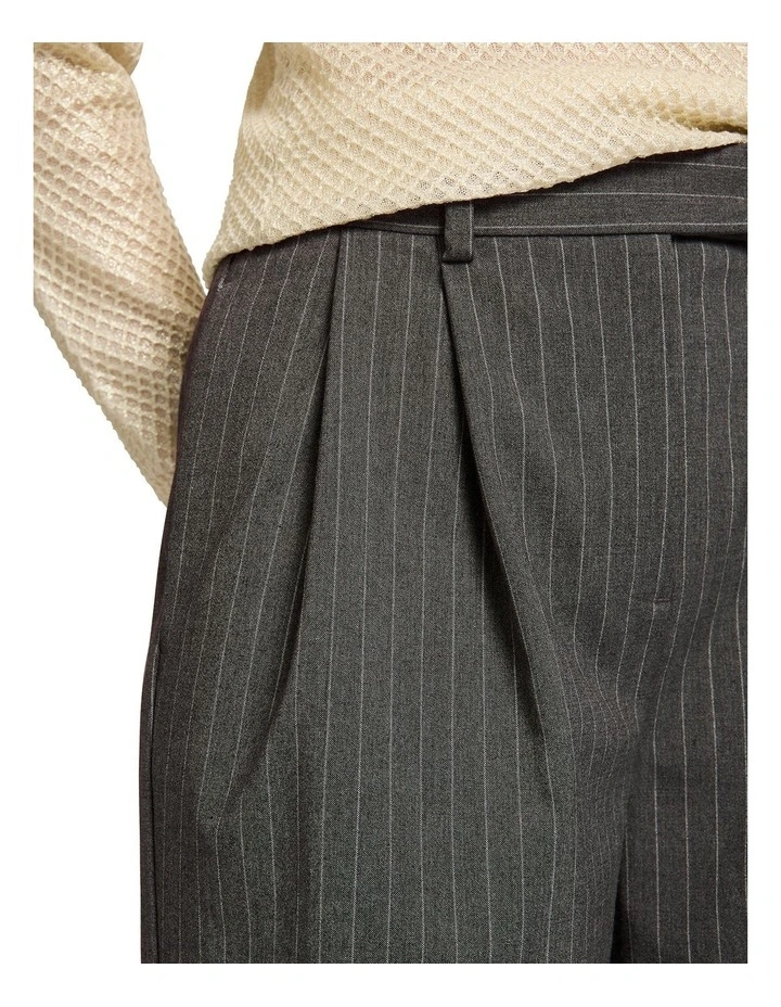 Wide Awake Stripe Pant in Grey Stripe image 3