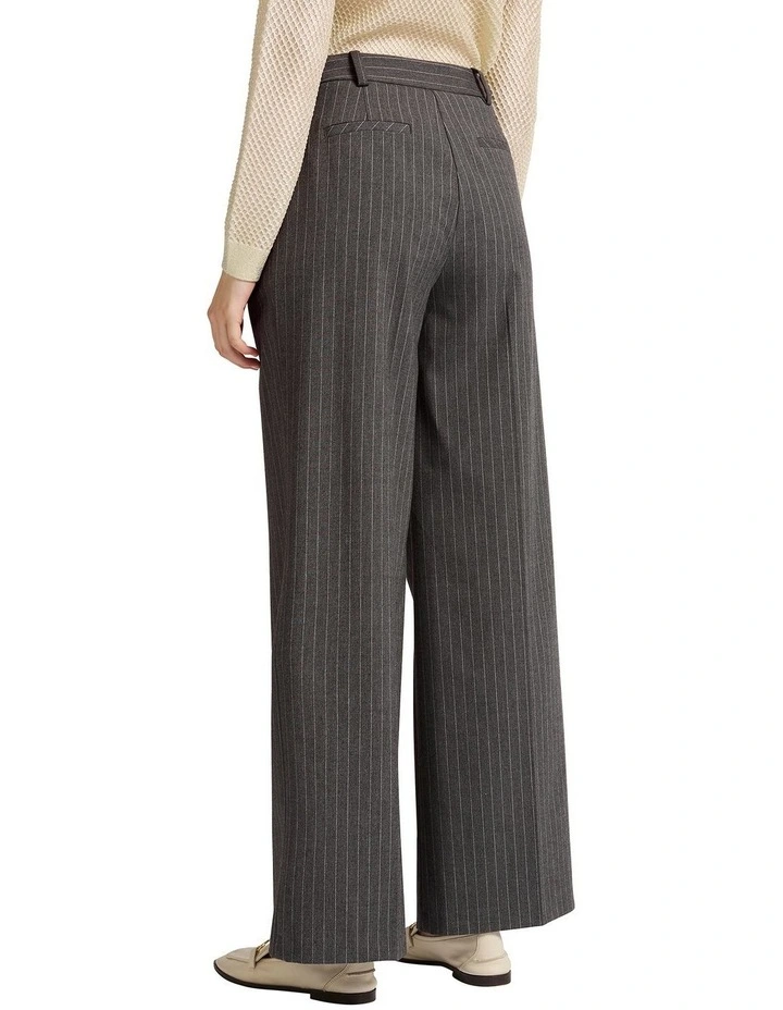 Wide Awake Stripe Pant in Grey Stripe image 4