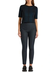 Celene Smart Denim Pant in Indigo