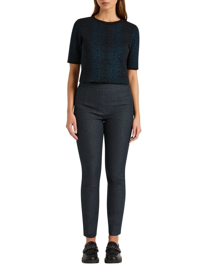 Celene Smart Denim Pant in Indigo image 1