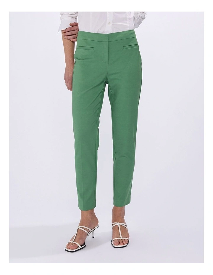 Alana Welt Pocket Pant in Cactus Green image 2