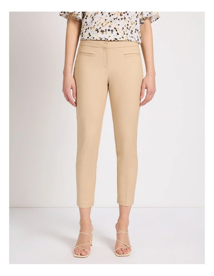 Alana Welt Pocket Pant in Sand image 2