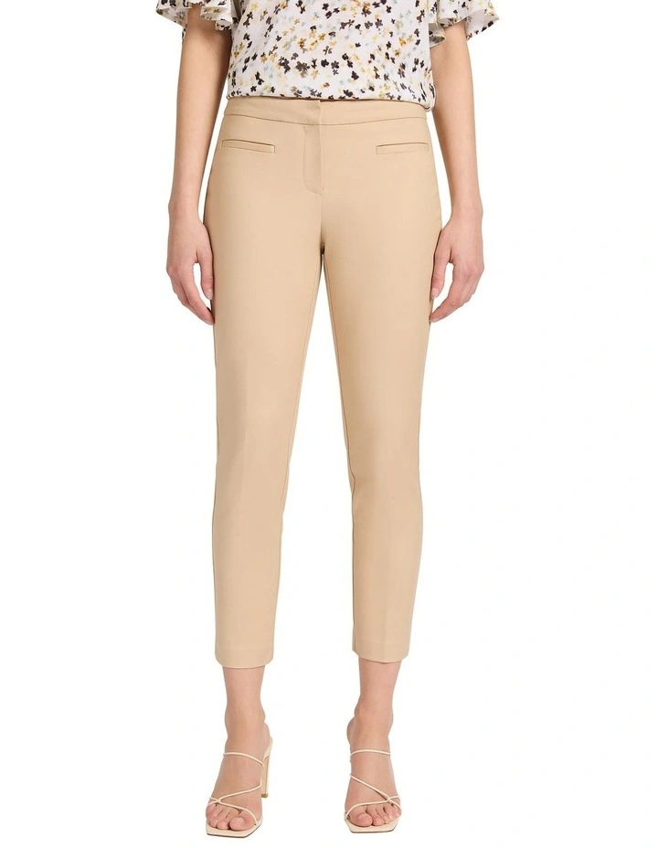 Alana Welt Pocket Pant in Sand image 2