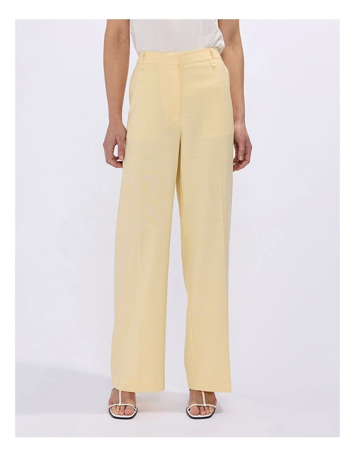 Jacqueline Straight Leg Pant in Butter image 2