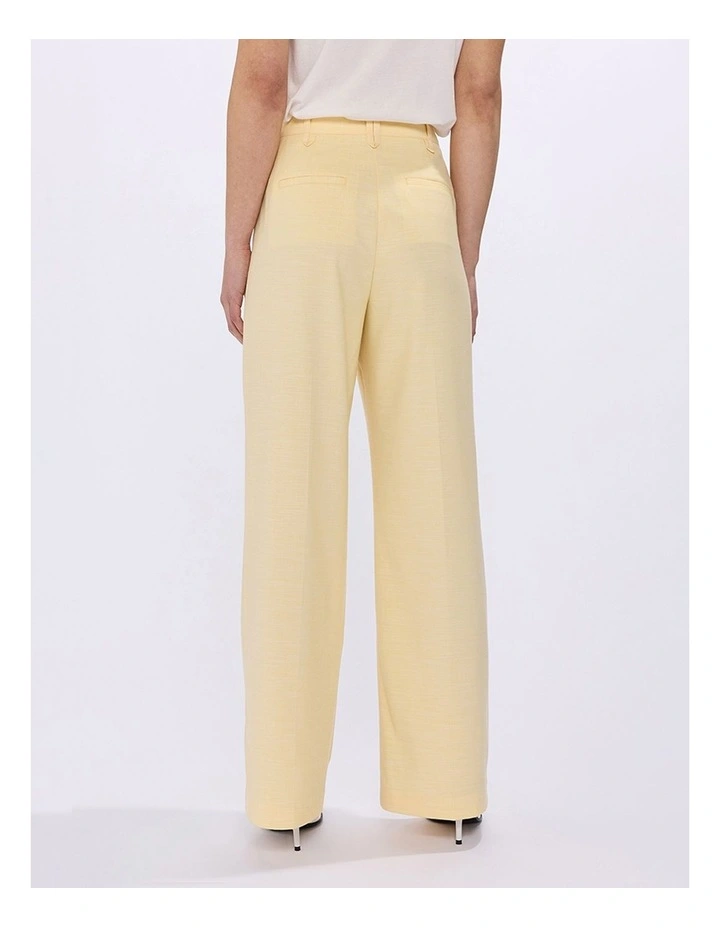 Jacqueline Straight Leg Pant in Butter image 3