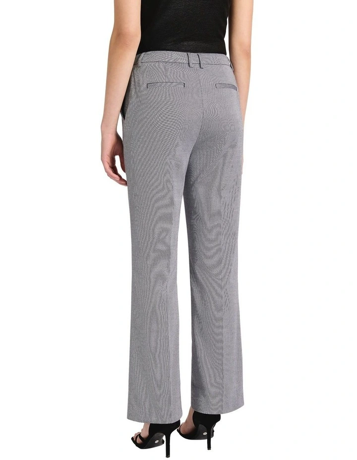 Dani Straight Leg Pant in Black/White image 4