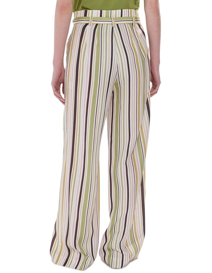 In The Spot-Stripe! Pant in Green Stripe image 4