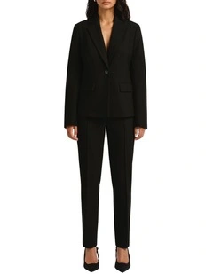 Tell Me Textured Pant in Black