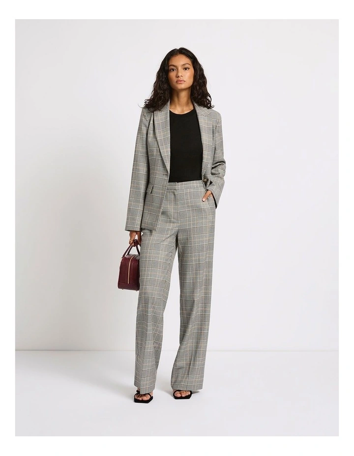Issa Wide Leg Pant in Black/White image 1