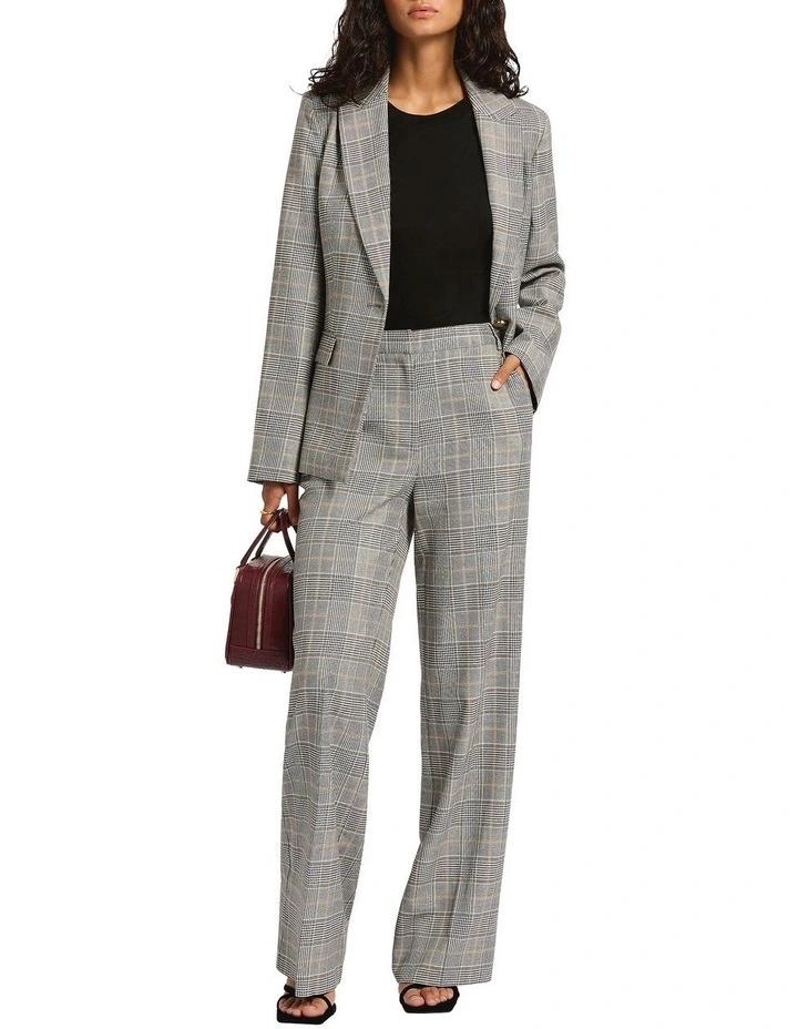 Issa Wide Leg Pant in Black/White image 1