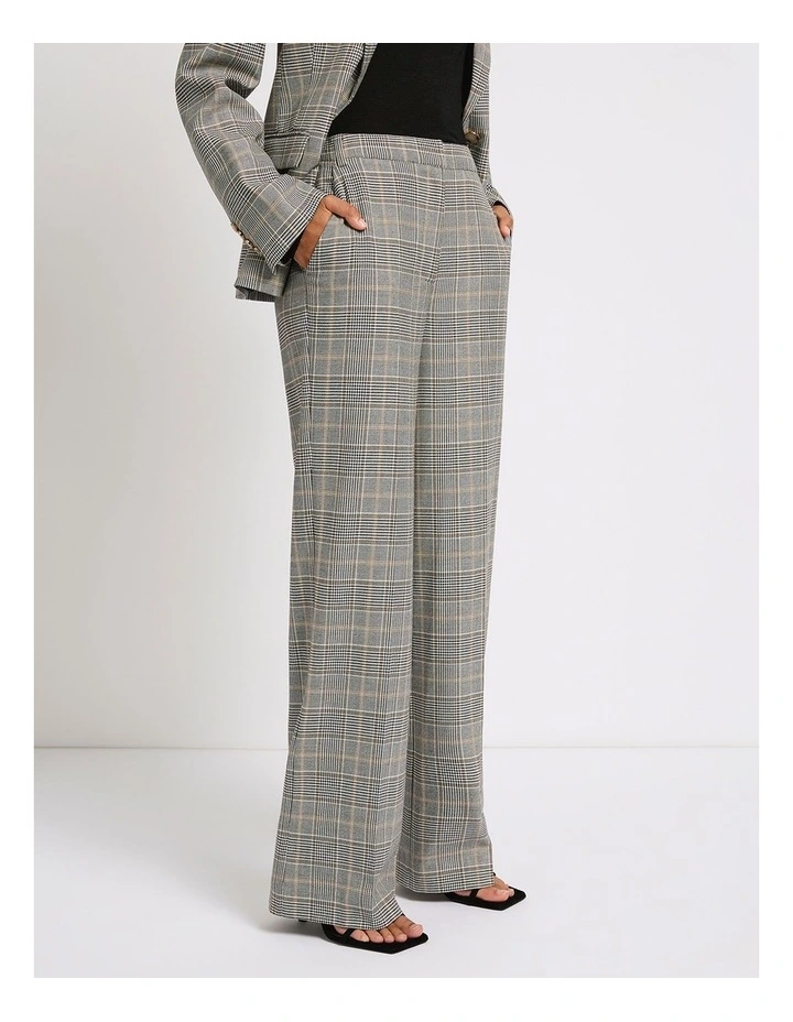 Issa Wide Leg Pant in Black/White image 2