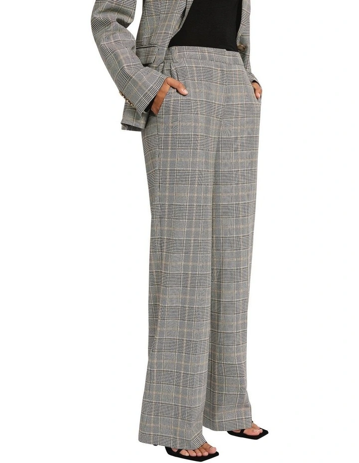 Issa Wide Leg Pant in Black/White image 2