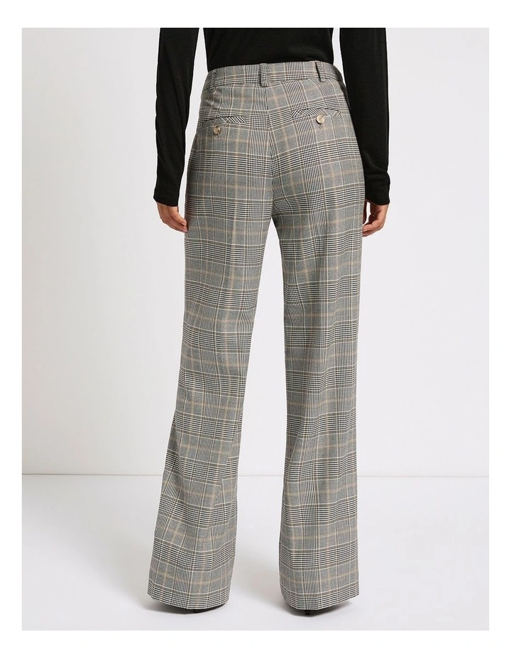 Issa Wide Leg Pant in Black/White image 4