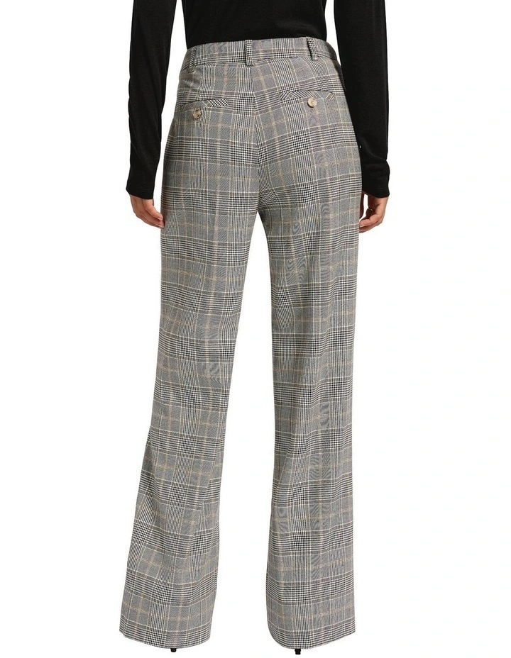 Issa Wide Leg Pant in Black/White image 4