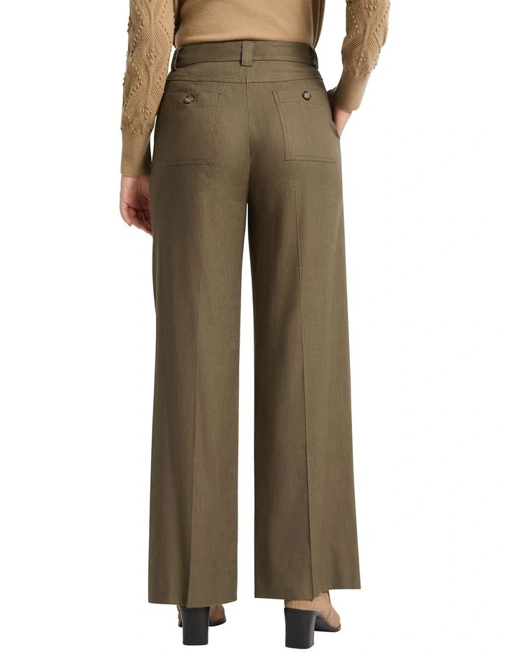 Rowan Wide Leg Pant in Wolff image 2