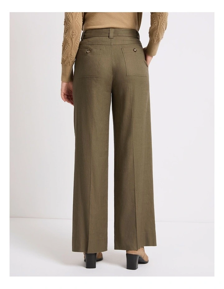 Rowan Wide Leg Pant in Wolff image 3