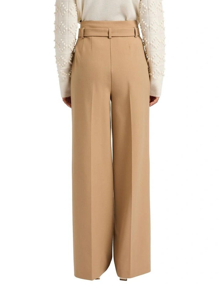 Foolish One Belted Pant in Camel image 2