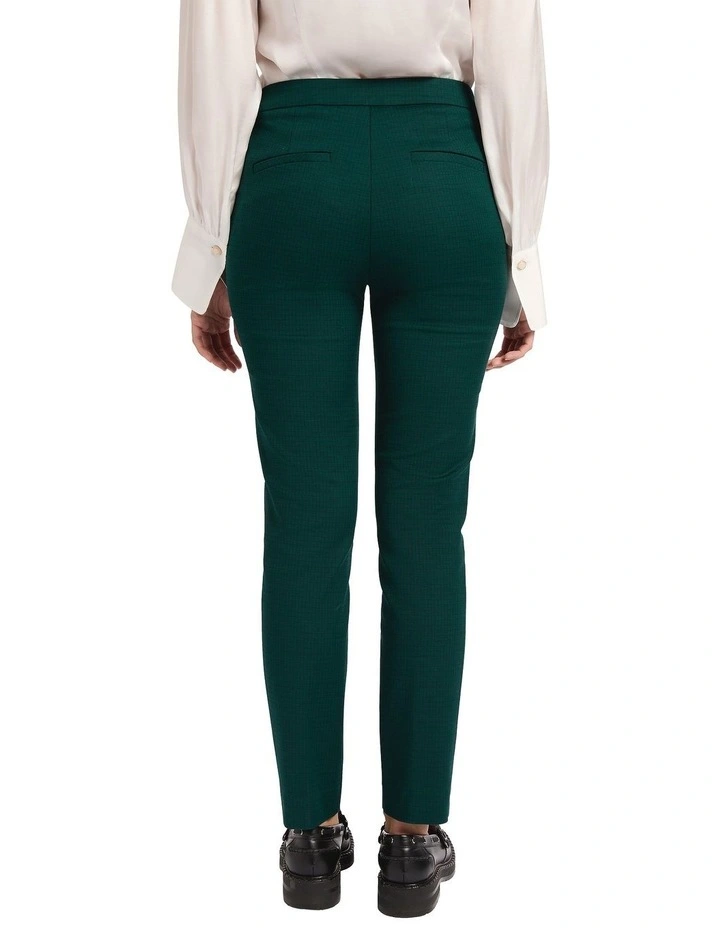 Spring Breakers Check Pant in Green Multi image 2