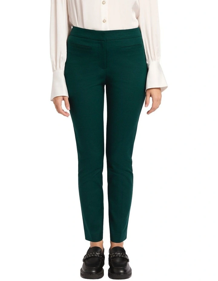 Spring Breakers Check Pant in Green Multi image 3