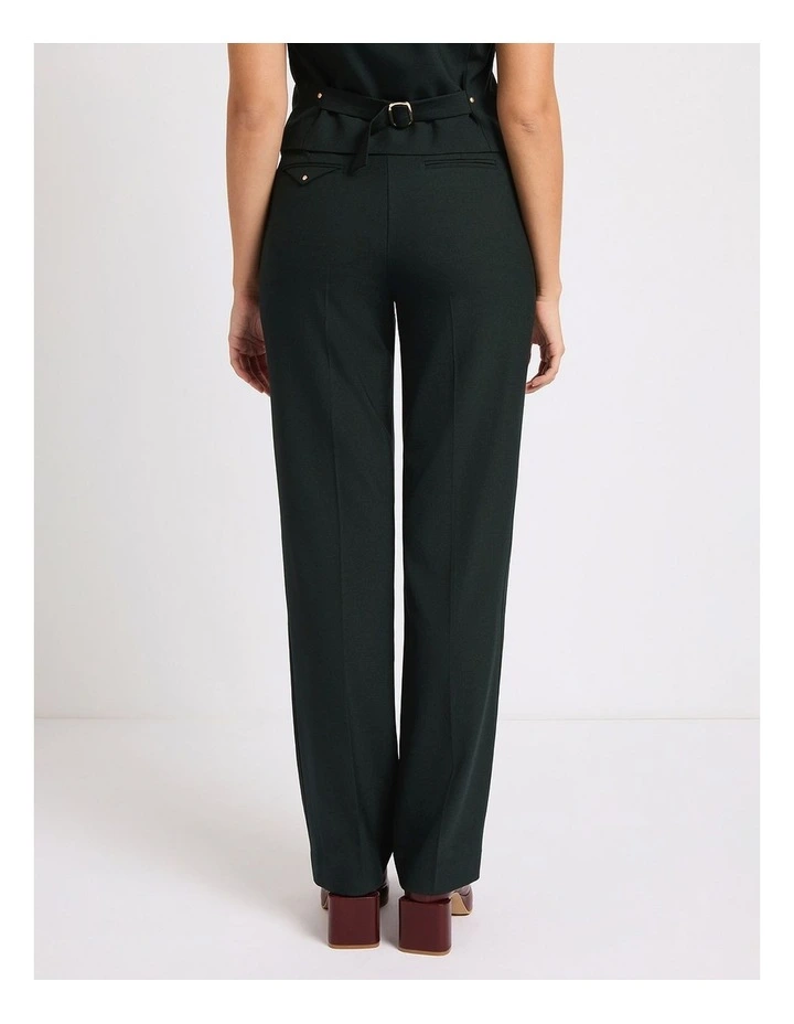 Talk Talk Straight Leg Pant in Deep Pine image 4