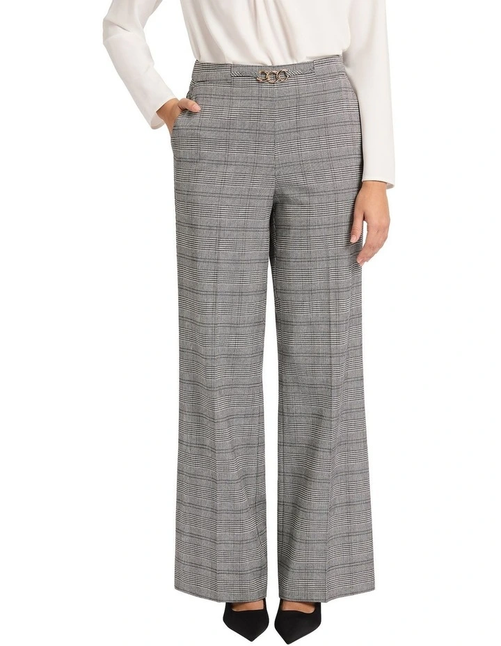 Love Maze Flare Pant in Black/White image 1