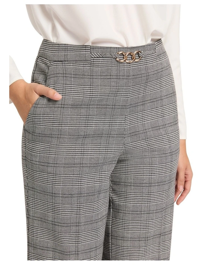 Love Maze Flare Pant in Black/White image 4