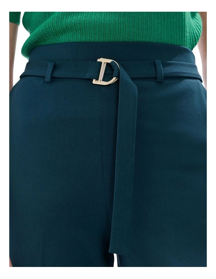 Foolish One Belted Pant in Deep Forest image 3