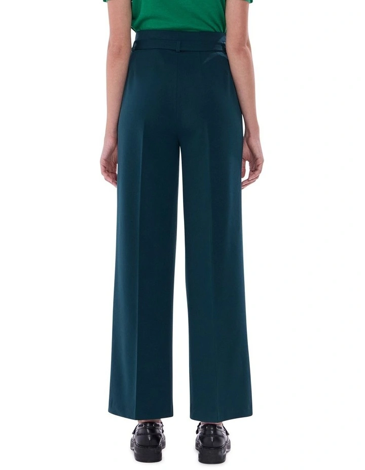 Foolish One Belted Pant in Deep Forest image 4