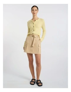 Bargo Cargo Skirt in Sand