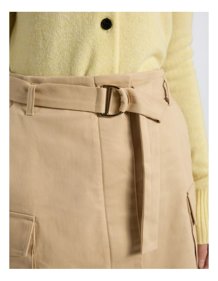 Bargo Cargo Skirt in Sand image 3