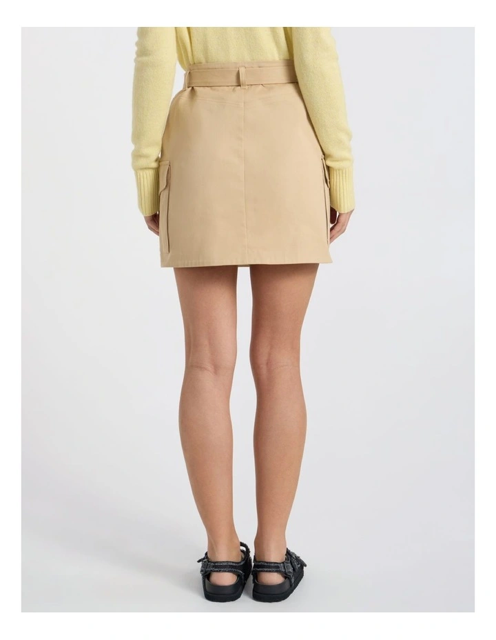 Bargo Cargo Skirt in Sand image 5