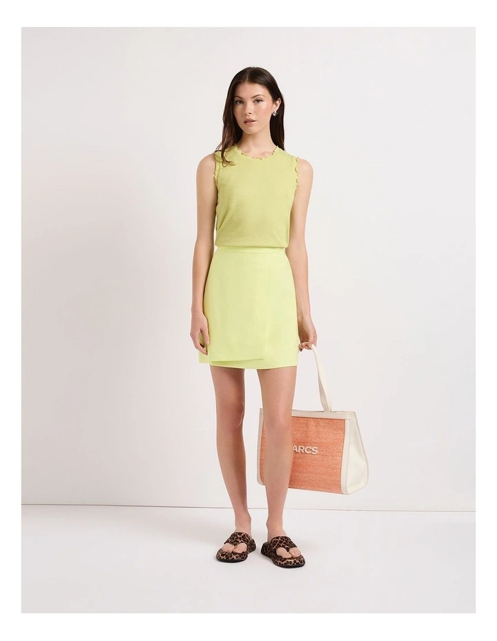 Eva Wrap Mini Skirt in Sassari image 1