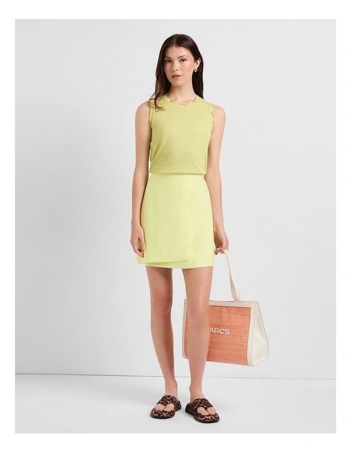 Eva Wrap Mini Skirt in Sassari image 2