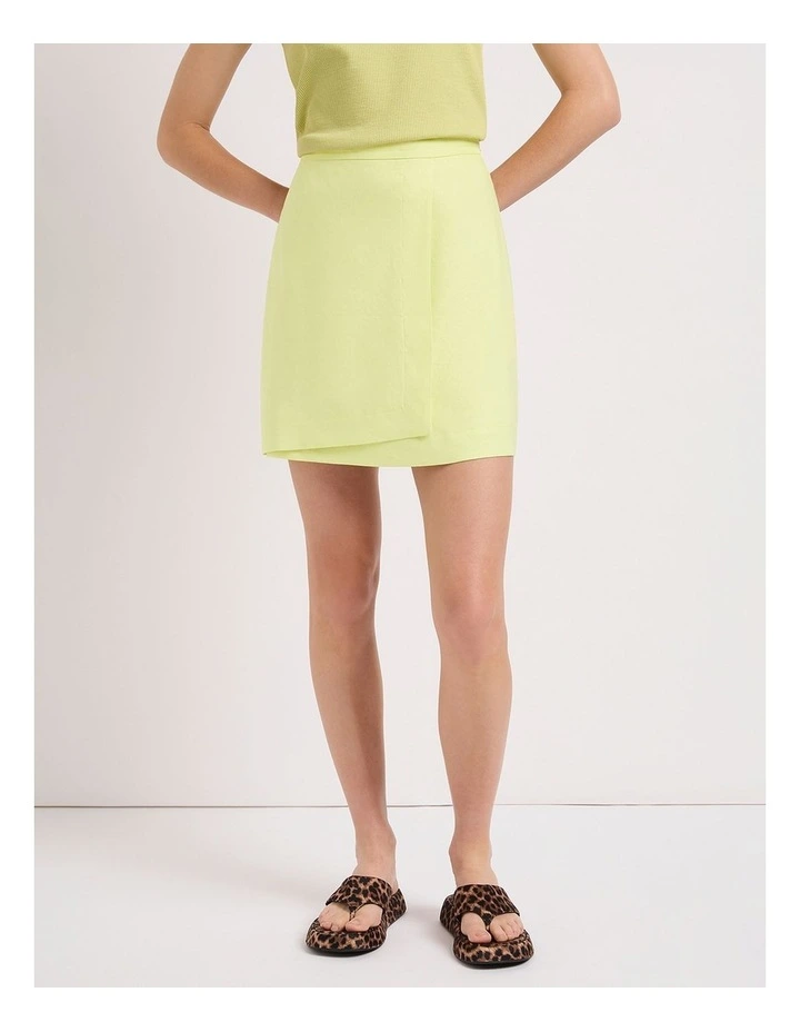 Eva Wrap Mini Skirt in Sassari image 2