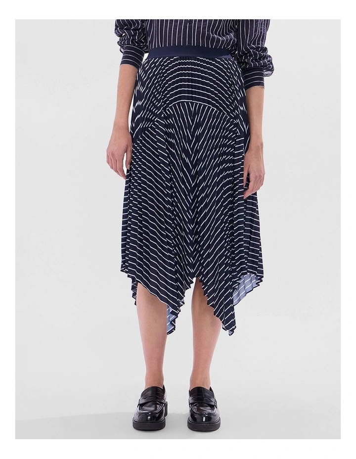 Starlight Stripe Skirt in Midnight Stripe image 1