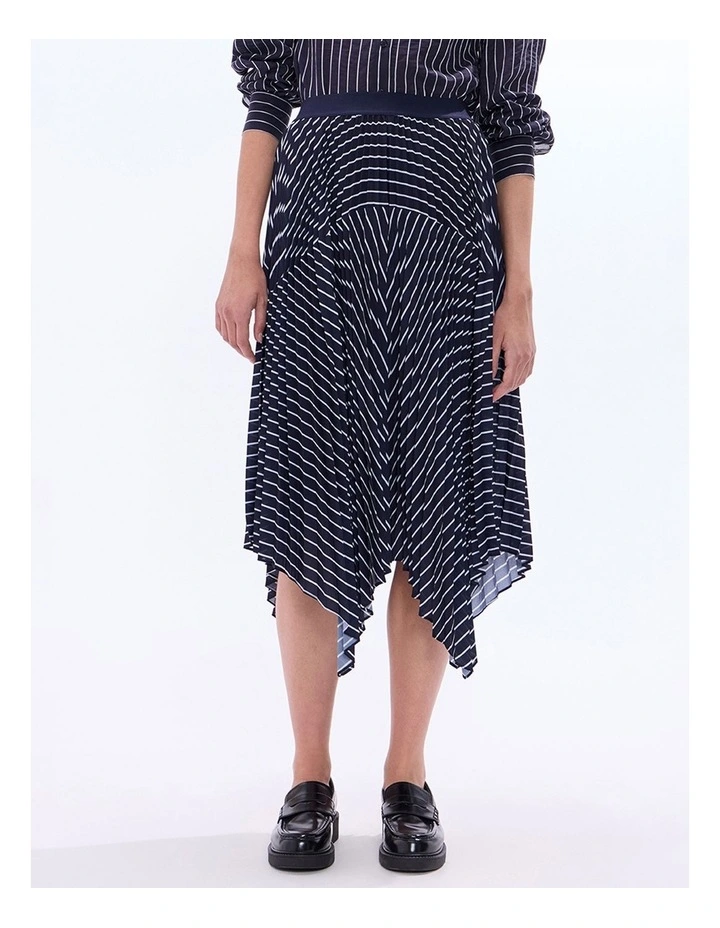 Starlight Stripe Skirt in Midnight Stripe image 2
