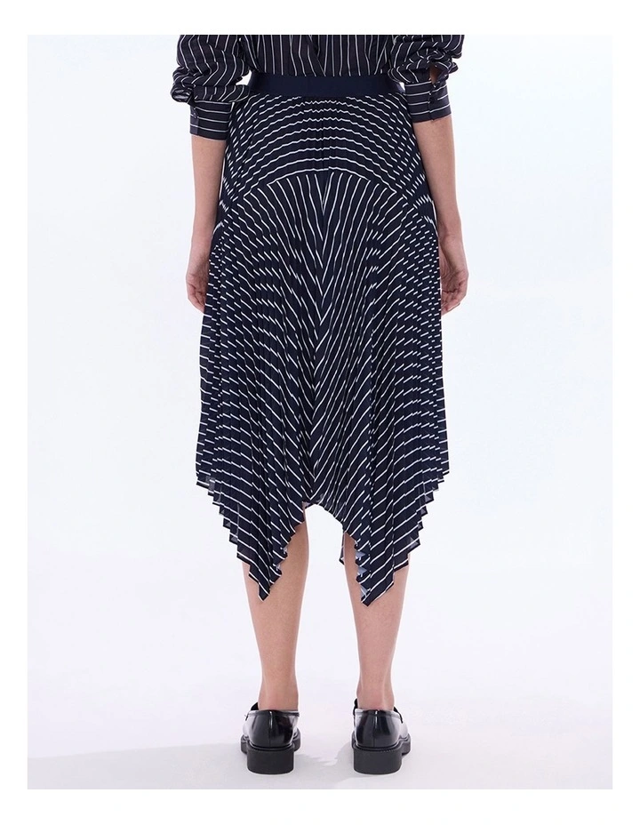 Starlight Stripe Skirt in Midnight Stripe image 4
