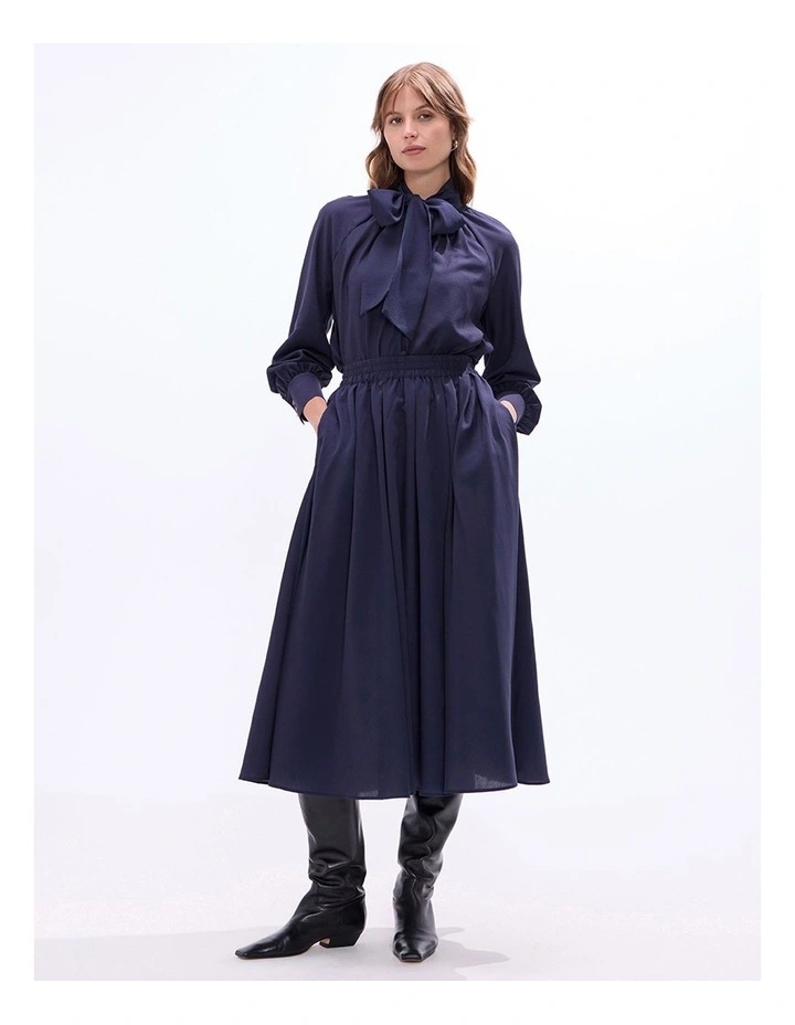 Twilight Midi Skirt in Navy image 1