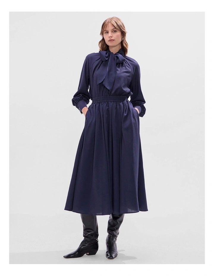 Twilight Midi Skirt in Navy image 2