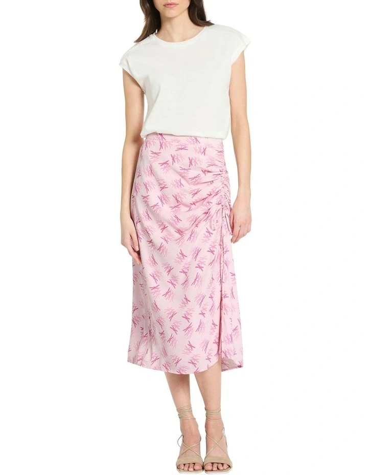 What A Drag-Onfly! Skirt in Pink Multi image 1