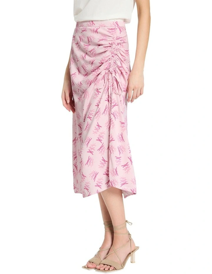 What A Drag-Onfly! Skirt in Pink Multi image 2
