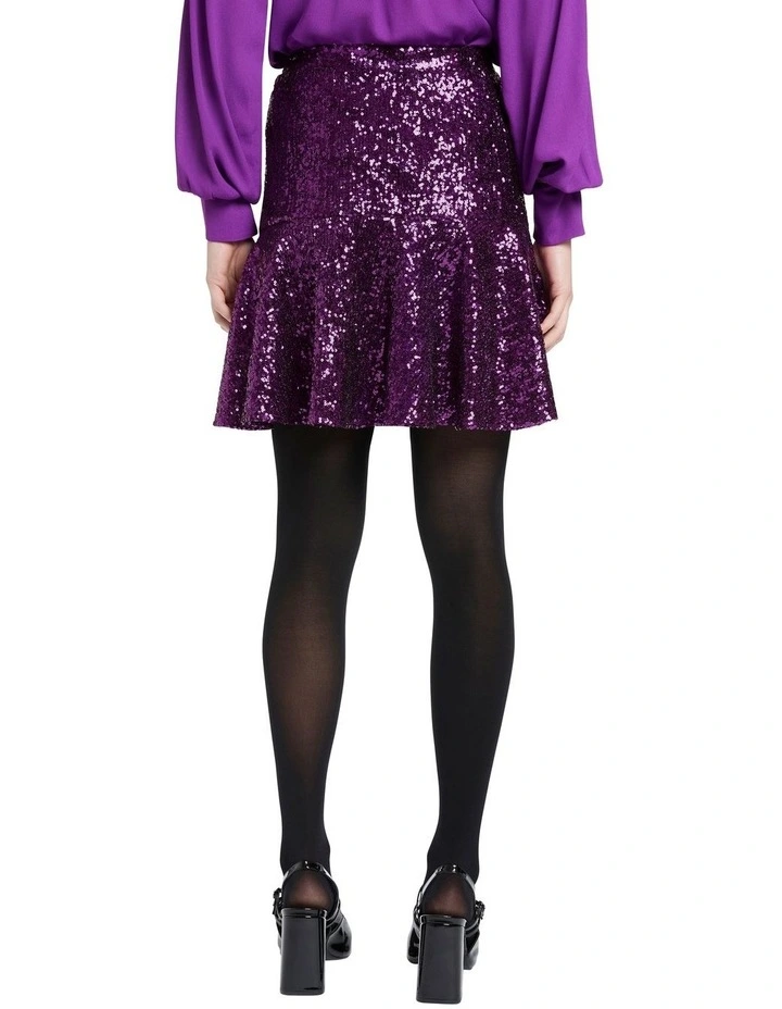 Seen It All Sequin Skirt in Queen Sparkle image 4