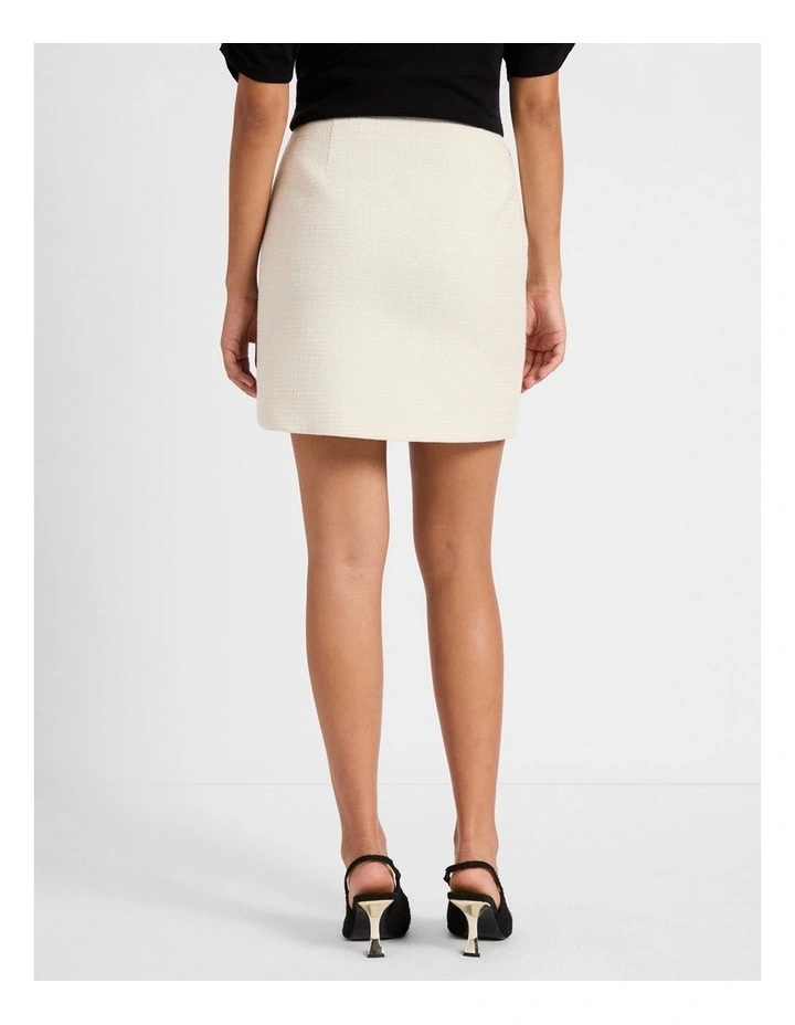 Bound To You Mini Skirt in Cream image 3