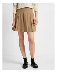 Show And Prove Mini Skirt in Biscuit