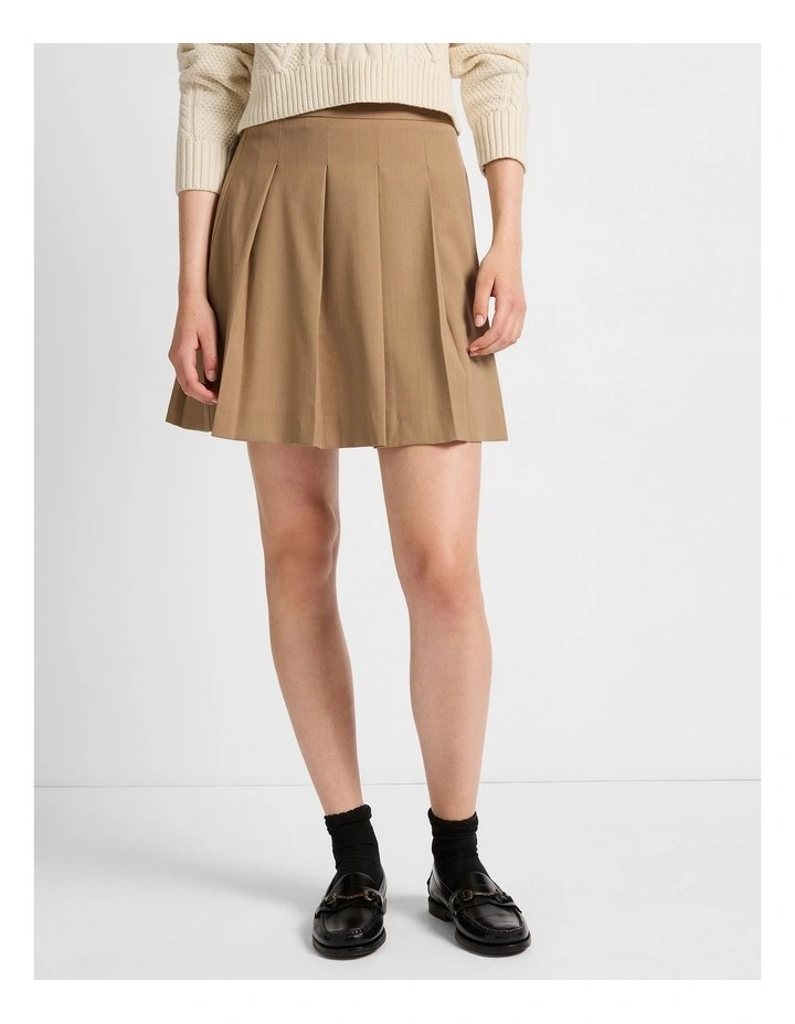 Show And Prove Mini Skirt in Biscuit image 1