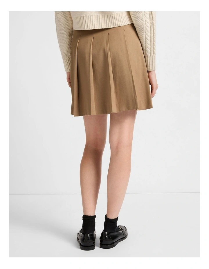 Show And Prove Mini Skirt in Biscuit image 3