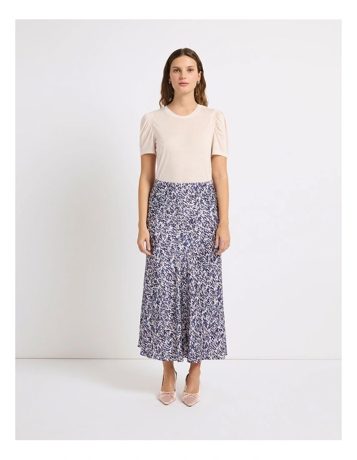 Safari And Sensibility Skirt in Blue Multi image 1
