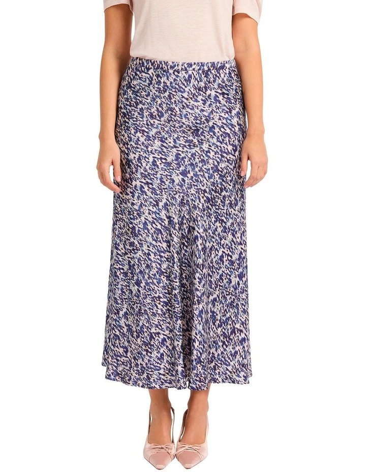 Safari And Sensibility Skirt in Blue Multi image 2
