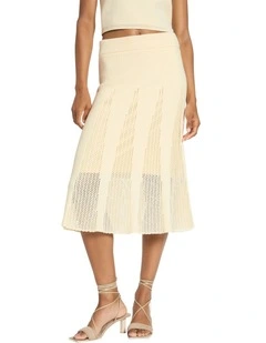 Malua Knit Midi Skirt in Hyams