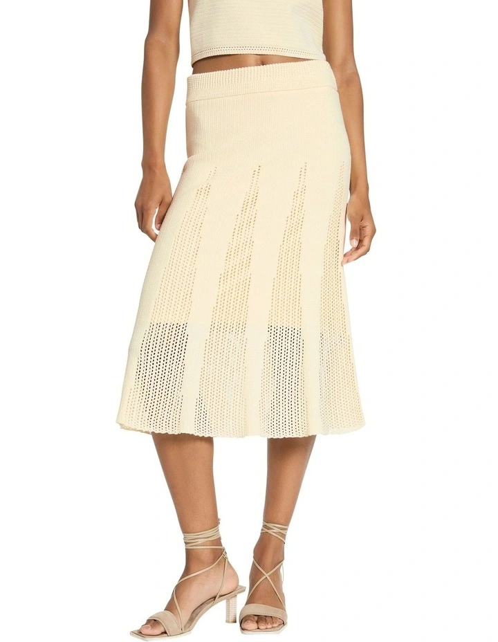 Malua Knit Midi Skirt in Hyams image 1